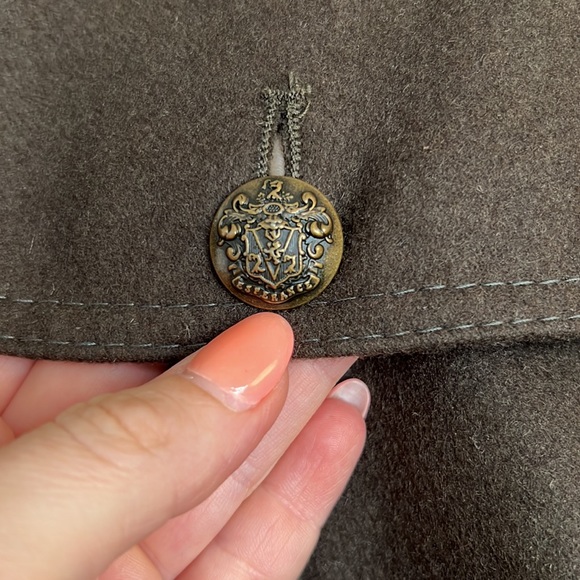 Brown woman’s pea coat size 4 perfect condition - Picture 3 of 9